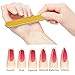 Cyber Monday Deal Nail Files Washable Double Sided 100 180 Grit 10Pcs Waterproof Nail File