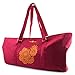 Peace Yoga Yoga Mat Tote Bag - Henna Design