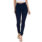 ESDAMIER Women's High Waist Butt-Lifting Skinny Jeans Elastic Pencil Jeggings Pants