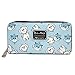 Loungefly Rick and Morty Snuffles Dog AOP Zip Around Wallet