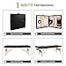 MaxKare Portable Massage Table 84'' Facial Spa Bed with Carrying Bag & Accessories, 2 Fold Extra Wide, Black.