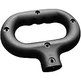 Gralara Universal Folding Wagon Push Handle - Lightweight Replacement Hand Truck Handle with Fixed Buckle for Utility Cart, Camping &amp; Beach