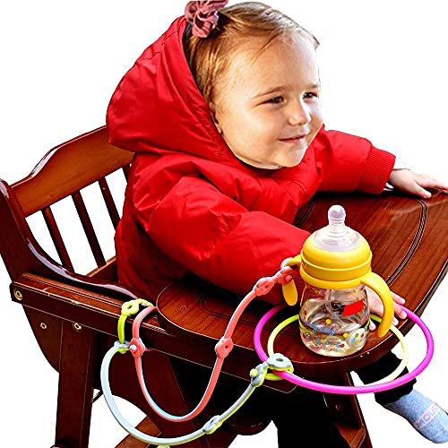 SMAutoLife Toy Safety Straps 5PK Stretchable Silicone Pacifier Clips