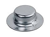 Push on Pushnut Cap Stud Size 5/8, Zinc Mech