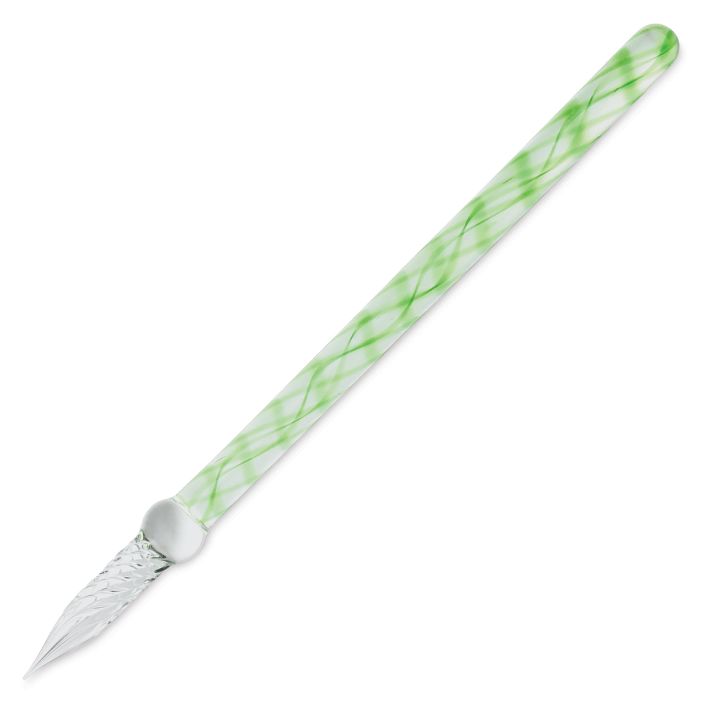 Jacques Herbin 21731T - Glass nib, straight - 16 cm - Meadow green - Presented in gift box with gold foil - Calligraphy - Drawing - Writing - Lettering