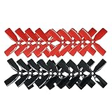 RAYCorp 3030 4-blades 3x3x4 Propellers. 16 Pieces(8 CW, 8 CCW) Genuine & 3-inch Quadcopter and Multirotor Props + Battery Strap