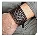 Original Tribe Antique Men's Brown Leather Cuff Bracelet, Leather Wrist Band Wristband Handcrafted Jewelry SL2259