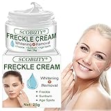Freckle Cream,Freckle Remover,Dark Spot Corrector Cream,Whitening Cream,Fade Cream,Bleaching Cream Skin Whitening Cream for Face Fade Hyperpigmentation Remover Dark Spots Melasma
