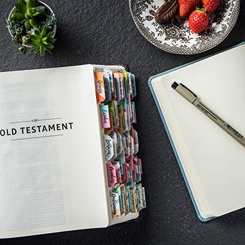 DiverseBee Laminated Bible Tabs (Large Print, Easy to Read