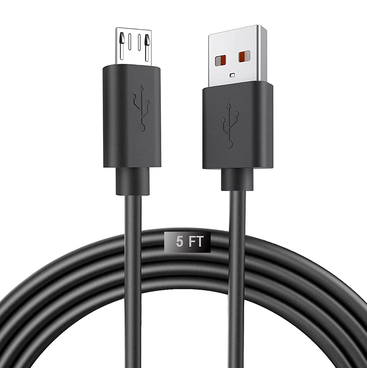 Photo 1 of Rahhaze Replacement Micro USB Charging Cable Cord for Simple Human Mirror Compatible with Simplehuman Mirror 5" 8" Round Lighted Makeup Mirror (5FT)