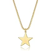 BENEIGE Gold Necklace for Women 14K Gold Plated Charm Pendant Necklace with Cubic Ziconia Hypoallergenic Adjustable Chain Necklaces Jewelry Gifts