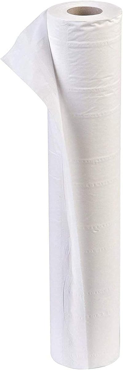 TPZ The Packaging Zone Hygiene Couch Roll 40m 20in White Individually Wrapped