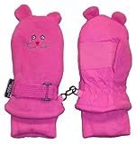 N'Ice Caps Girls Thinsulate and Waterproof Kitty Face Winter Mitten