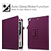 Fintie Folio Case for iPad 6th / 5th Generation (2018/2017), iPad Air 2 / Air 1 (9.7 Inch) - [Corner Protection] Premium Vegan Leather Stand Cover, Purple