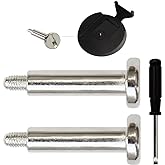 iParto 2 Pack Replacement Vertical Base Stand Holder Bottom Screws for Sony PlayStation 5 PS5 Stand Support Fixing Screw Replacement with Screwdriver