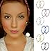 Nose Hoop Rings,18-20G 12PCS Stainless Steel Body Jewelry Piercing Nose Ring Hoop,Nose Studs Rings Tragus hoop Earring. (C: 12Pcs (20G 8mm Outer Diameter))