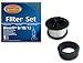 EnviroCare Replacement Vacuum Cleaner Filter Designed to Fit Bissell 9/10/12 HEPA Pleated Micro Inner Filter and Outer Foam Filter