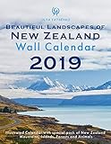 Beautiful Landscapes of New Zealand Wall Calendar 2019: Illustrated Calendar with special pack of New Zealand Mountains, Islands, Forests and Animals by Olya Yatsenko, Coloring Art