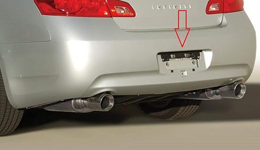 infiniti g37 license plate light