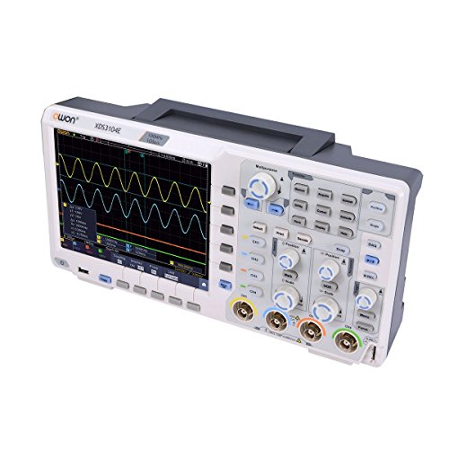 OWON XDS3104E 100MHz Digital Oscilloscope – 4 Channel, Touch Screen, 40M Memory, Bus Decoding