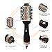 Hair Dryer Brush, One Step Hot Air Brush & Volumizer 3-IN-1 Blow Dryer, Hair Straightener and Curler, Salon Negative Ion for Fast Drying Smooth Frizz and Static Hairthumb 2