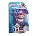 WowWee Fingerlings Glitter Monkey - Liberty (Red, White, & Blue Glitter) - Interactive Baby Pet
