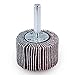 BHA Aluminum Oxide Shank Mounted Flap Wheels, 1-1/2” x 1” x 1/4”, 80 Grit - 5 Pack