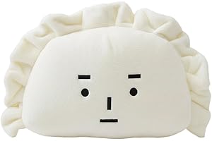 Dumpling Expression Pillow Plush Nap Cushion Lovely Throw Pillow for Home Living Room Bedroom Couch and Sofa