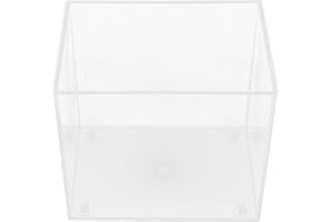 ARTSEWPLY Mini Fish Tank Small Square Open Aquarium Betta Fish Tank Multi-Function Household Aquarium