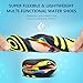 CIOR Men Women Kid's Barefoot Quick-Dry Water Sports Aqua Shoes with 14 Drainage Holes for Swim, Walking, Yoga, Lake, Beach, Garden, Park, Driving,SYY04,yellow,38