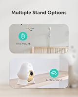 CuboAi Smart Baby Monitor 3 2.5K QHD Night Vision Wall Mount Set view 7