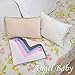 TODDLER PILLOW CASE Cover PINK - 100% Natural PREMIUM Cotton Percale 400 Thread Count Sateen Weave 14in x 20.5in
