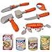 Little Explorers Kids Camping Gear Survival Kit Toy Tools Indoor Outdoor Nature Pretend Play Set (20 Pieces)