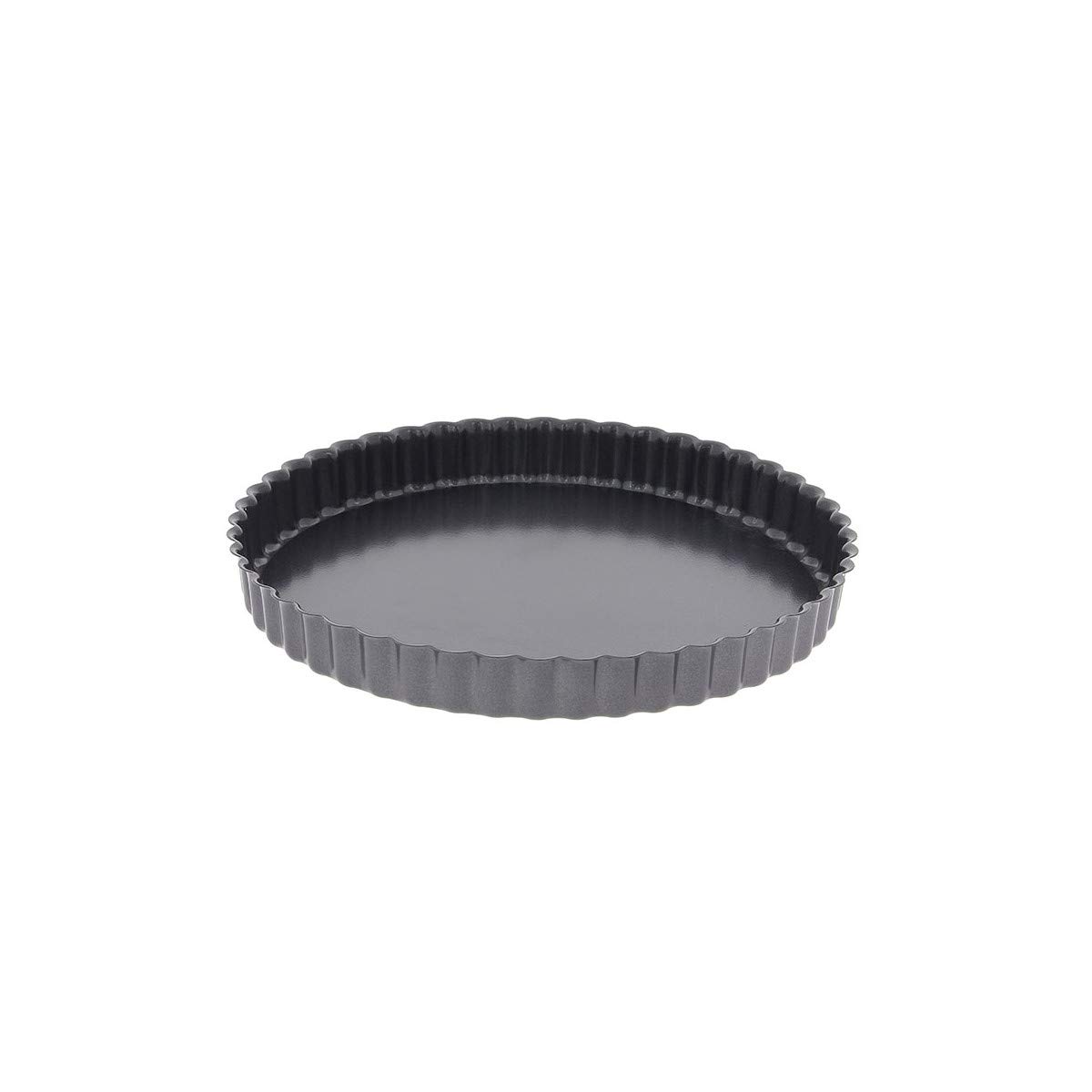 De Buyer 4705.24 — Tart Pan, Wavy Edge, Fixed Base, 24 cm