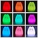 ANTEQI Carton Night Light Silicone Remote Timer Cute Cat Lamp Tap Control Lamp for Kids Bedroom Nursery Baby [Wireless Remote Timer, USB Charge, Warm & White Light, 9 Color Breathing]
