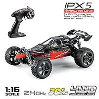 Hosim 1:16 Scale 4WD Remote Control RC Truck G171, High Speed Racing Vehicle 36km/h Radio Controlled Off-Road 2.4Ghz RC Car Electronic Monster Hobby Truck R/C RTR Car Buggy for Kids Adults Birthday