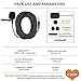393 inch Professional Grade Lavalier Lapel Microphone ­Omnidirectional Mic with Easy Clip On System ­ Perfect for Recording YouTube