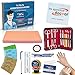 Suture Practice Kit with Suturing How-to Guide Designed by Medical Professionals for Medical Students to Practice and Perfect Suturing Techniques and Knot Tying Skills - The Apprentice Doctor