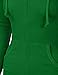 OLLIE ARNES Women's Thermal Long Hoodie Zip Up Jacket Sweater Tops