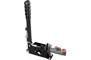 RYANSTAR RACING RYANSTAR Hydraulic Handbrake Adjustable Ebrake Long Lever Handle Fit for Drift Track Rally Racing Master Cylinder 0.75, E Brake Racing Emergency Brake Vertical Position Ergonomic Handle & Anti-Slip