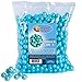 Light Blue Gumballs for Candy Buffet - Apx. 620 Gumballs - 2 Pounds - Blue Candy - Mini Shimmer Gumballs 1/2 Inch - Bulk Candy