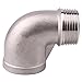 Street Elbow 90 Degree,1 Inch Male x Female NPT Thread SUS304