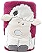 Plush Baby Blanket Lamb - Baby Blanket for Girls and Boys 0-6 Months - 45 x 35 (Magenta)