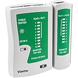 Vastar Network Cable Tester RJ45 RJ11 RJ12 CAT5 CAT 6 Multi-Functional UTP Network Cable Test Tool, Cable Lan Analyzer