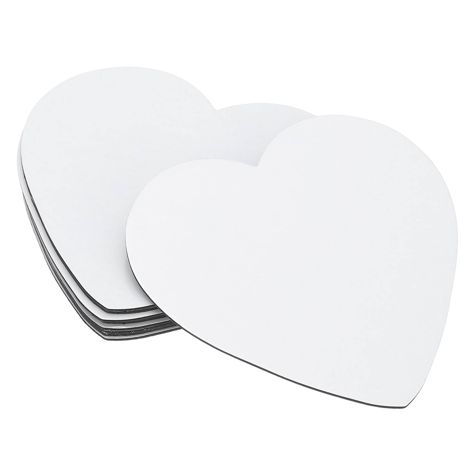 PATIKIL 4x3.7 in Sublimation Magnet Blanks, 30pcs Sublimation Blanks Products Personalized Refrigerator Magnets for Kitchen Fridge Home Decor, Heart