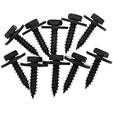10x Steel Tapper Screw for Bumpers Engine Shields Splash Guard for BMW