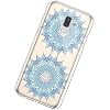 KunyFond Compatibel met Galaxy J8 2018, Creatief Schilderij Mandala Patroon Case Ultra Slanke Zachte Flexibele TPU…
