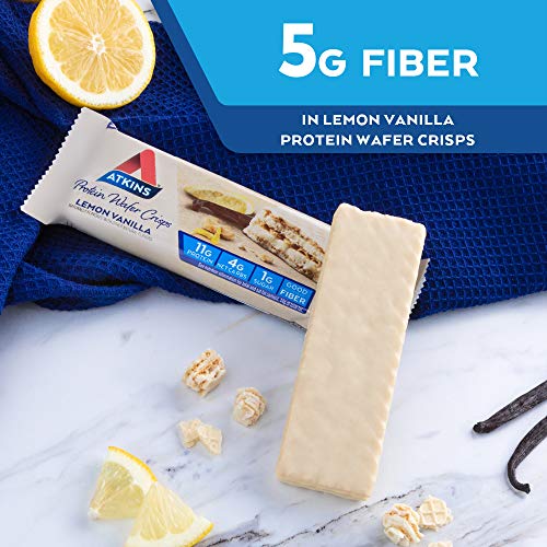 atkins lemon wafers