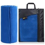 SUNLAND Microfiber Sports Travel Towel Fast Drying Camping Towel Ultra Compact and Super Absorbent Beach Towel Suitable for Gym Backpacking Workout Swimming Yoga Hiking