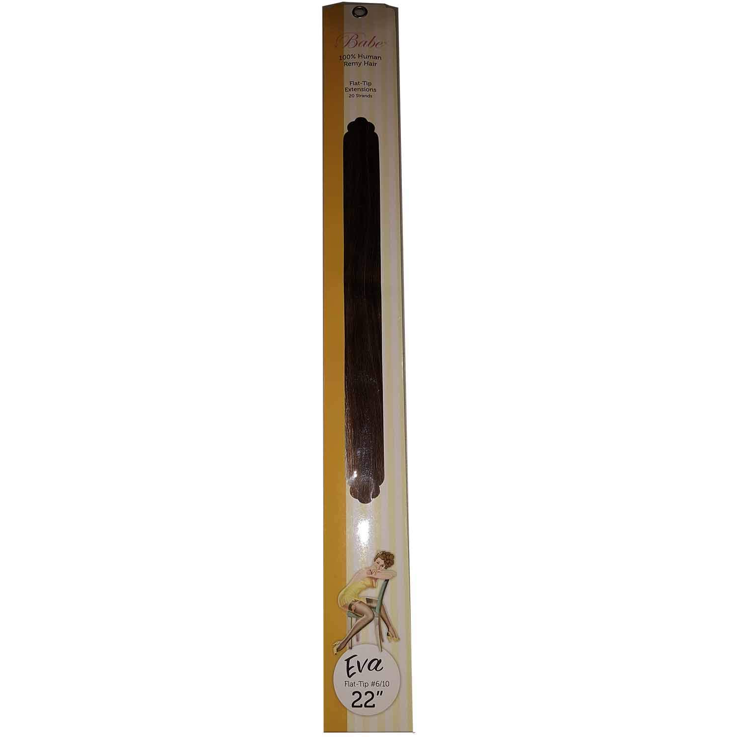 Amazon Com Babe 22 Flat Tip 100 Human Remy Hair Extensions Eva